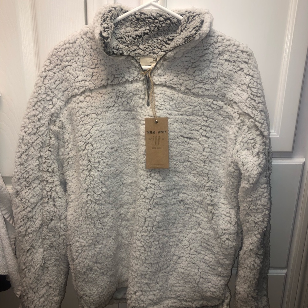Thread & supply half zip pullover